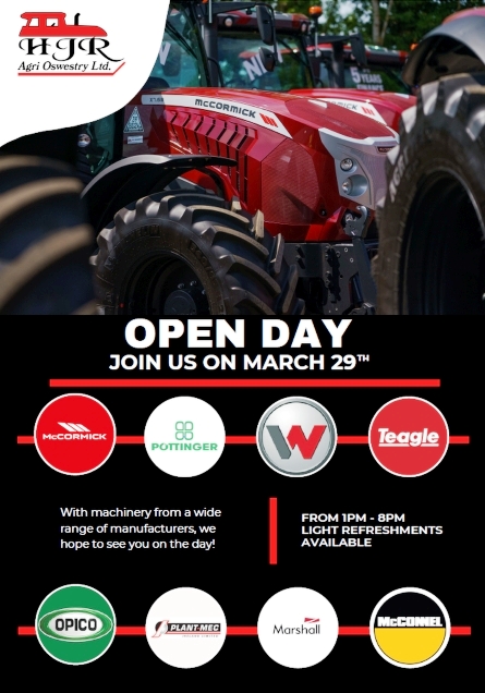 Open day flyer front