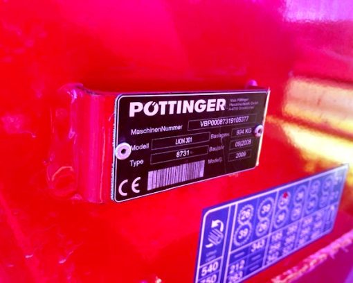 Pottinger Lion 301 Power Harrow for Sale