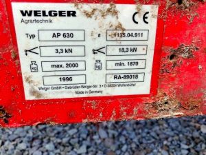 Used Lely Welger AP630 Conventional Baler for sale