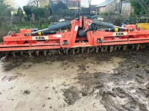 used krm 5 metre power harrow for sale